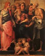 Rosso Fiorentino Madonna and Child with Saints oil on canvas